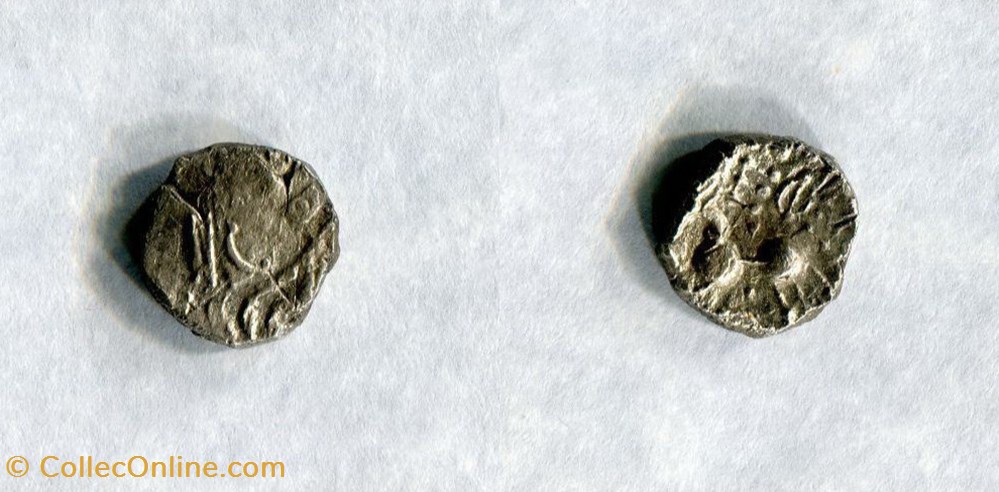 NITIOBROGES (Région d'Agen) Denier EFE monnaies antiques celtes nitiobroges region agen denier efe