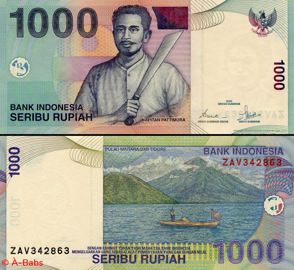 INDONÉSIE - PICK 141 d - 1000 ROUPIES - 2003 billets asie indonesie pick 141 d 1000 roupies 2003