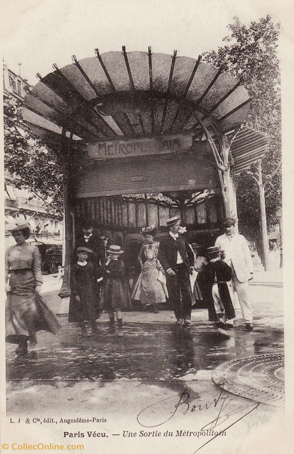cartes postales europe france collection paris vecu n 072