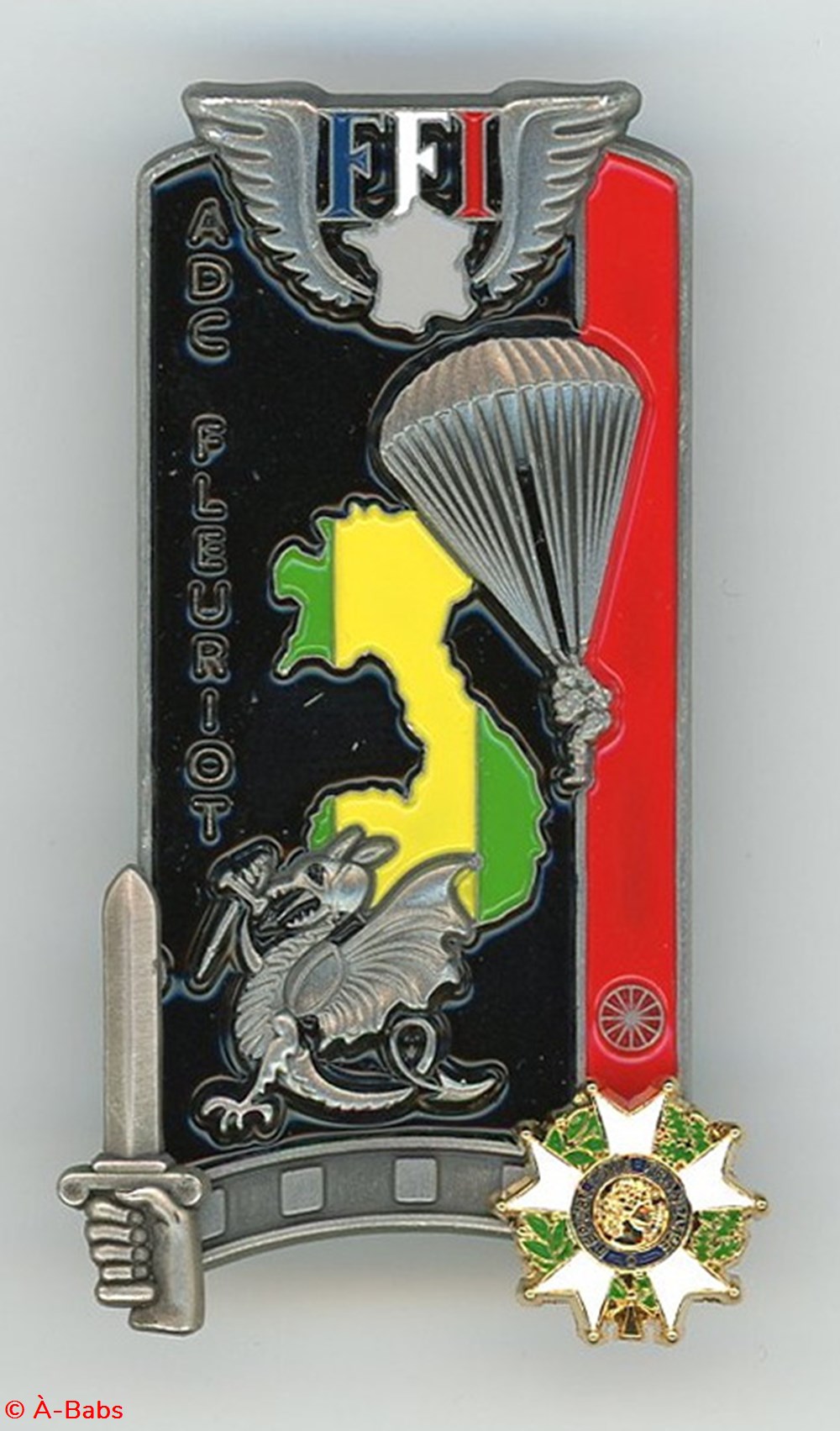 militaria medailles insignes insigne ensoa 294 promotion fleuriot maurice