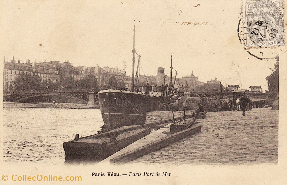 cartes postales europe france collection paris vecu n 082