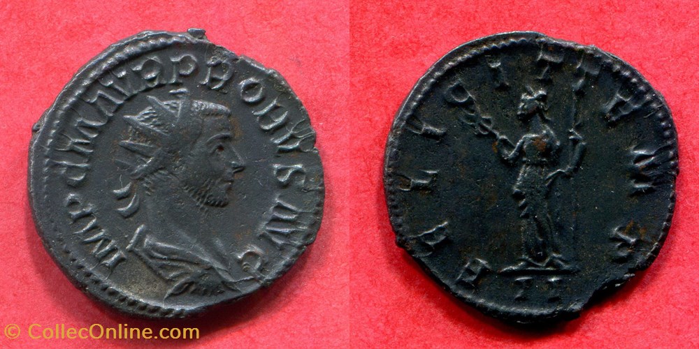 PROBUS - FELICIT TEMP - RIC 74 monnaie antique av jc a ap romaine republicaine imperiale probus felicit temp ric 74