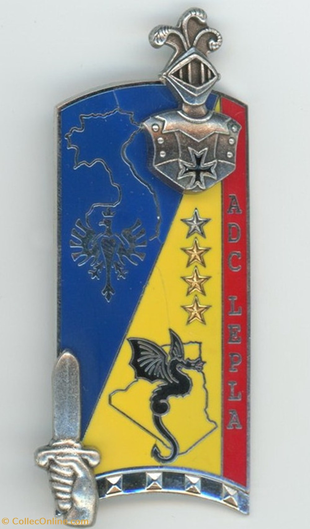 Insigne ENSOA - 268° Promotion Lepla Antoine militaria medailles insignes insigne ensoa 268 promotion lepla antoine