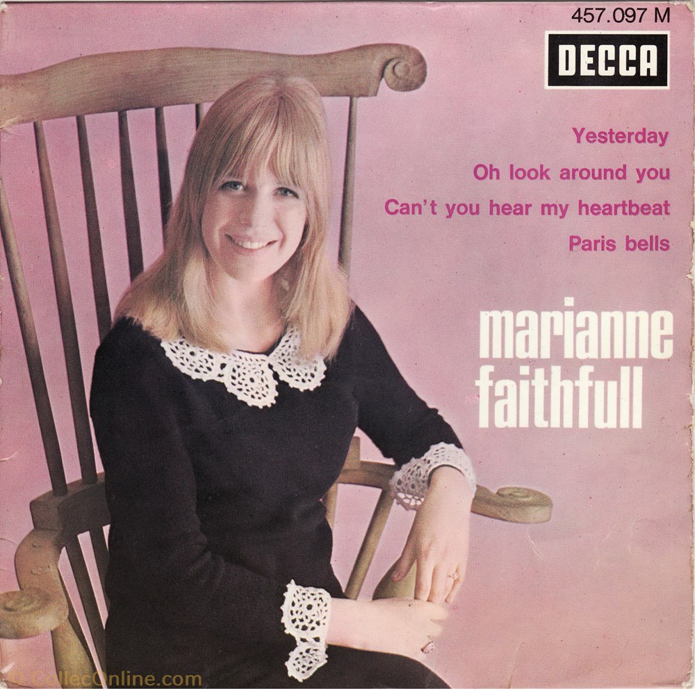 musique instrument vinyle disque tour marianne faithfull yesterday