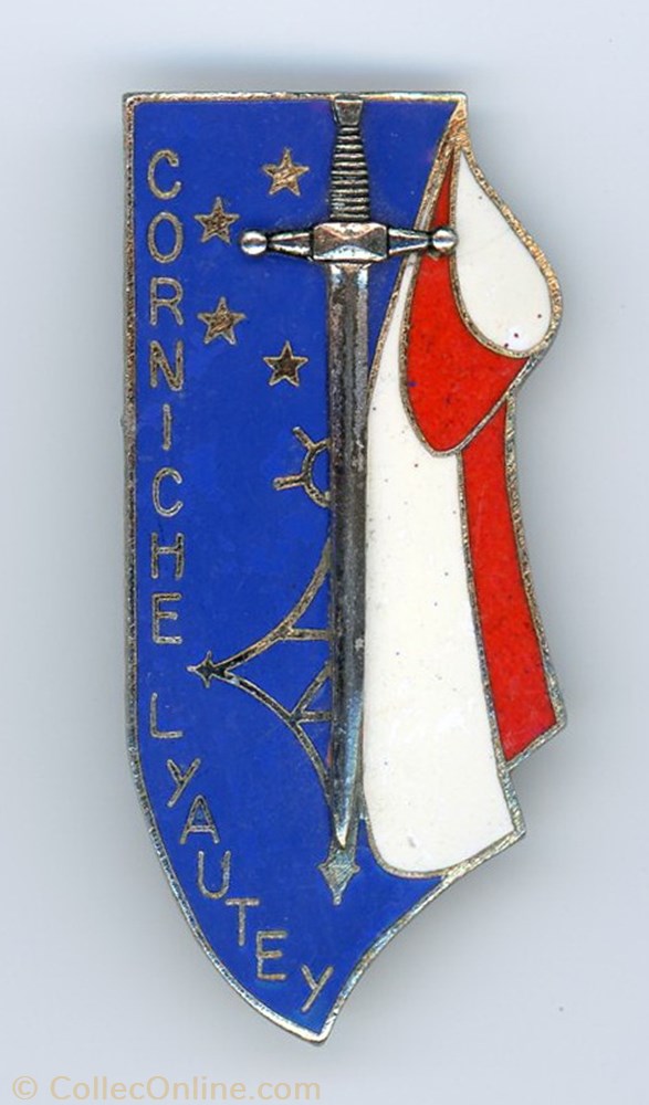 Insigne Corniche Lyautey militarium medaille insigne corniche lyautey