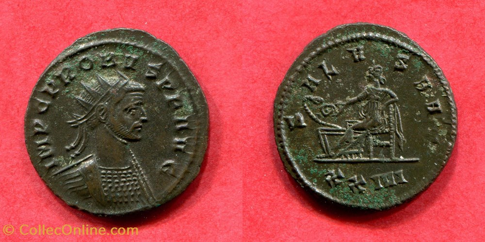 PROBUS - SALVS AVG - RIC 753 monnaie antique jc ap romaine republicaine imperiale probus salvs avg ric 753