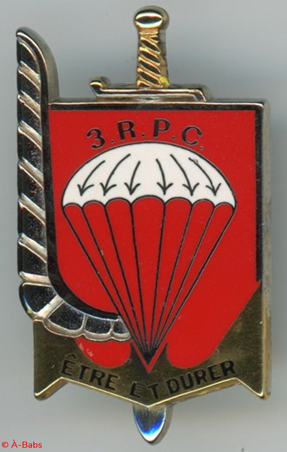 Insigne Parachutistes - 3° Régiment de Parachutistes