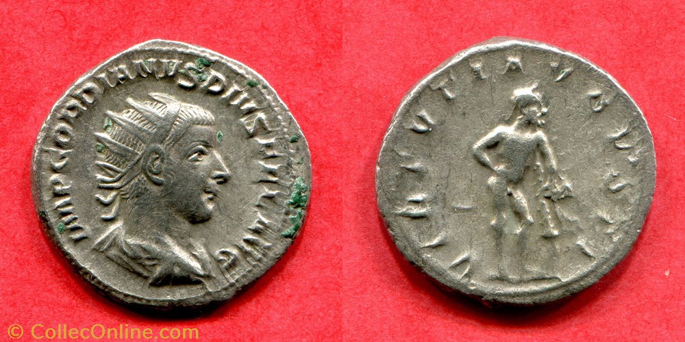 GORDIEN III - VIRTVTI AVGVSTI. - RIC 95 monnaie antique jc ap romaine imperiale gordien iii virtvti avgvsti ric 95
