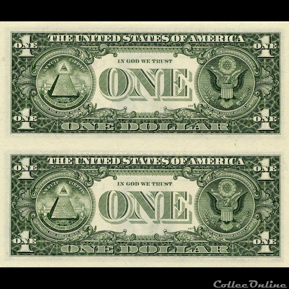 L- 1$ Federal Reserve Notes - Small Size 1981A Series billet etat uni indonesie l 1 federal reserve notes small size 1981a series