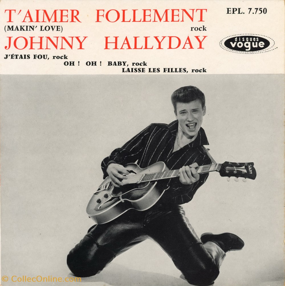 musique instruments disques vinyles disque tours johnny hallyday aimer follement