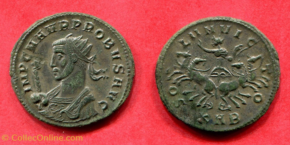 PROBUS - SOLI INVICTO - RIC 862 monnaie antique av jc a ap romaine republicaine imperiale probus soli invicto ric 862