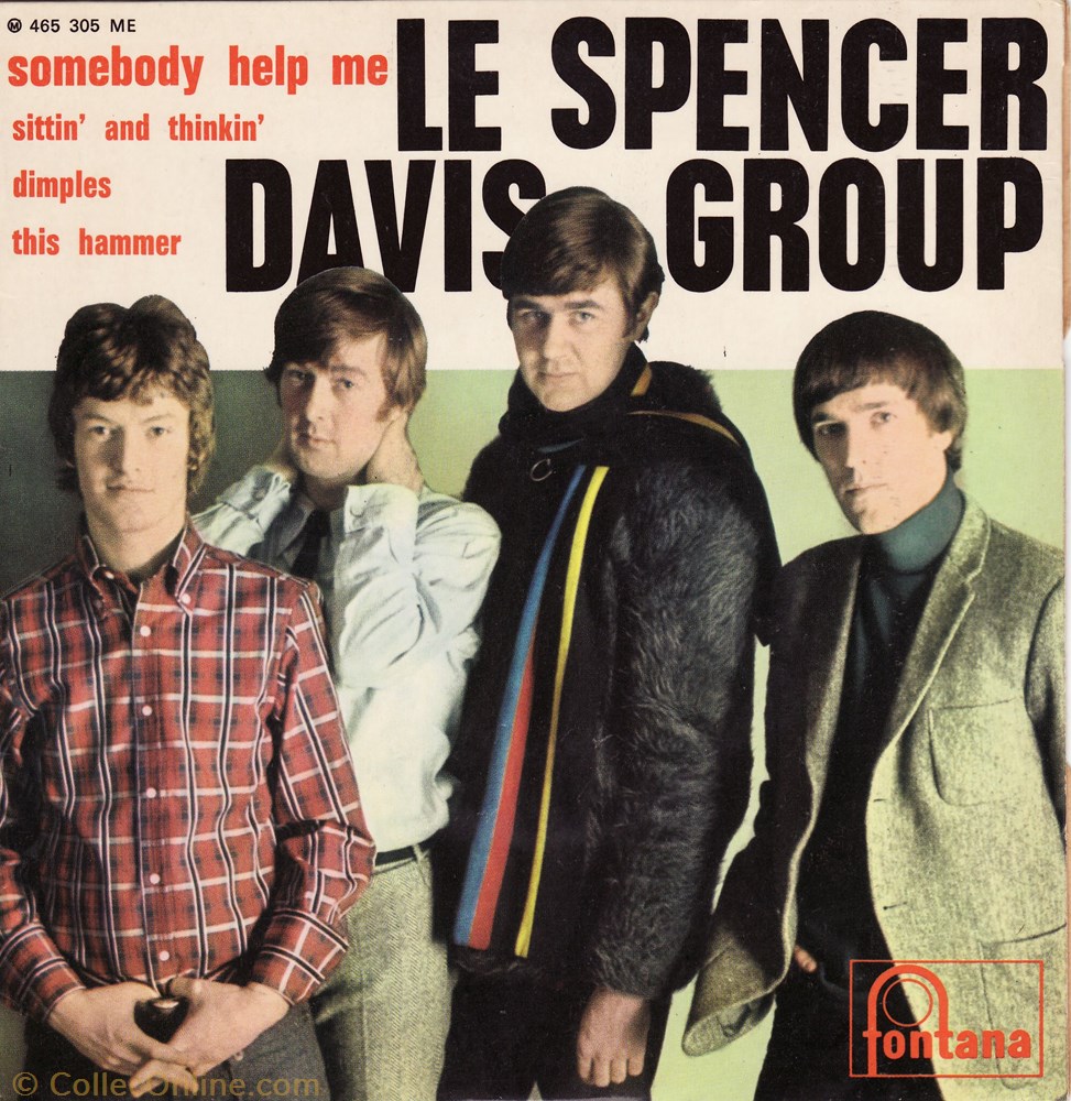 musique instrument vinyle disque tour spencer davis group somebody help me