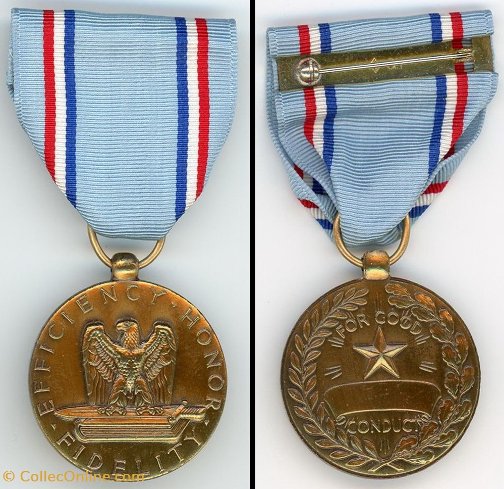 Good Conduct Medal medailles etats unis good conduct medal