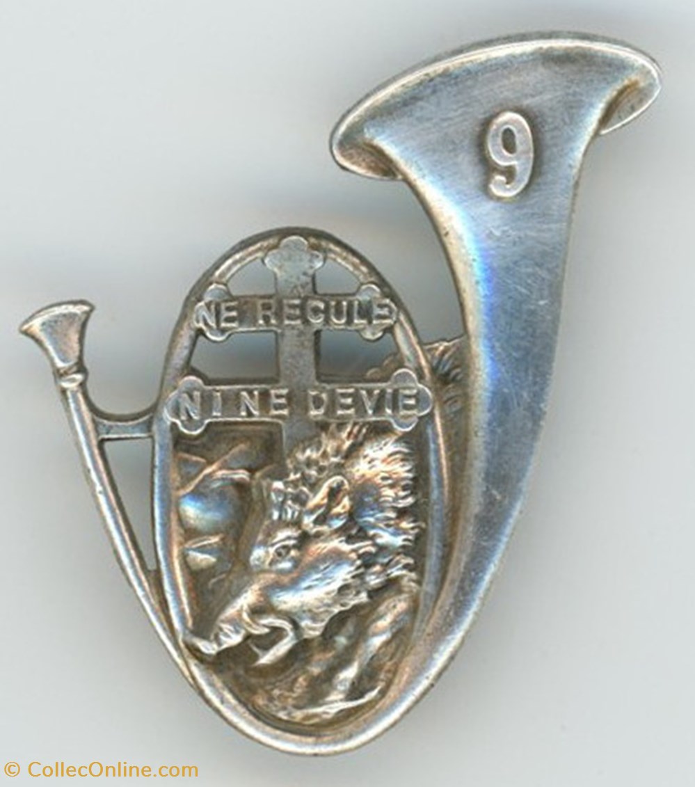 Insigne du 9° Bataillon de Chasseurs Alpins militaria medailles insignes insigne du 9 bataillon de chasseurs alpins