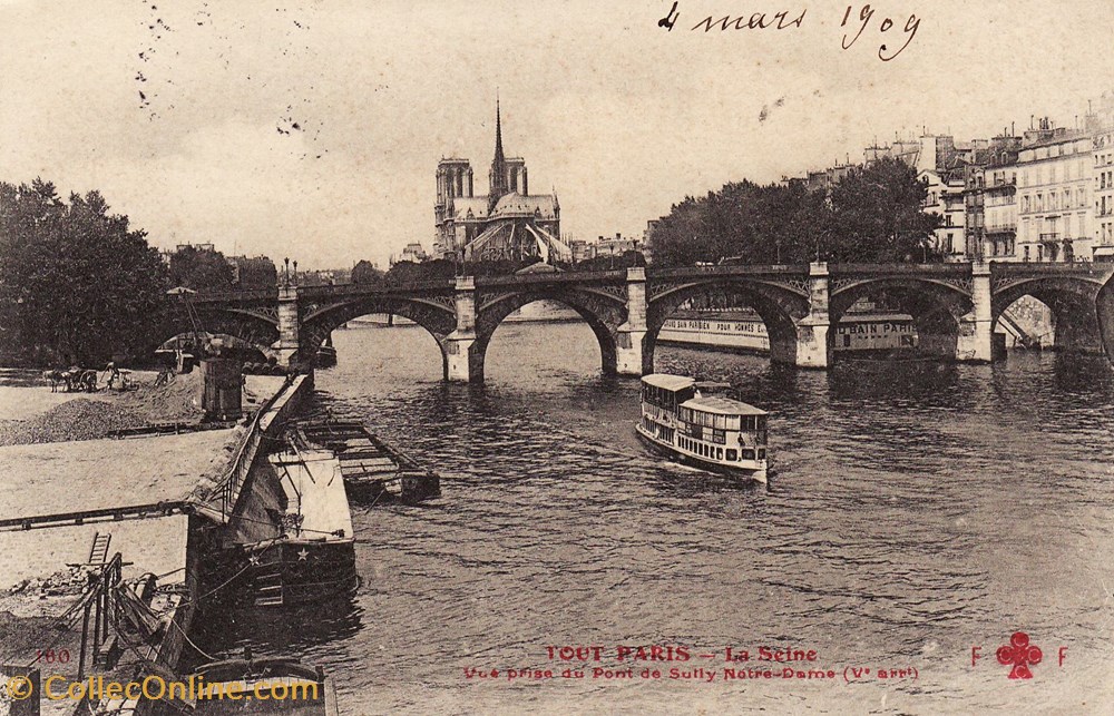 cartes postales europe france collection tout paris 160