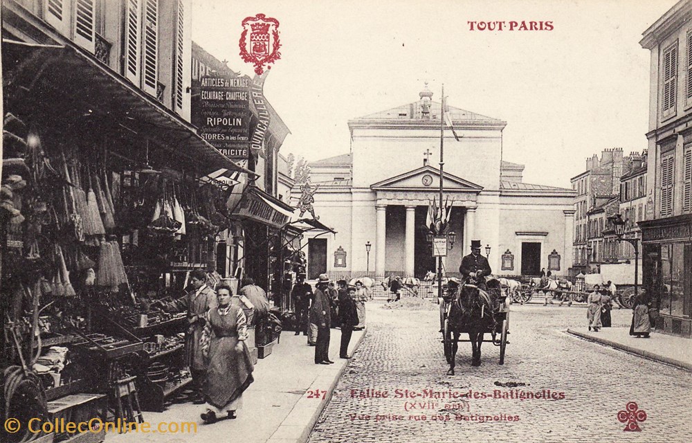 cartes postales europe france collection tout paris 247