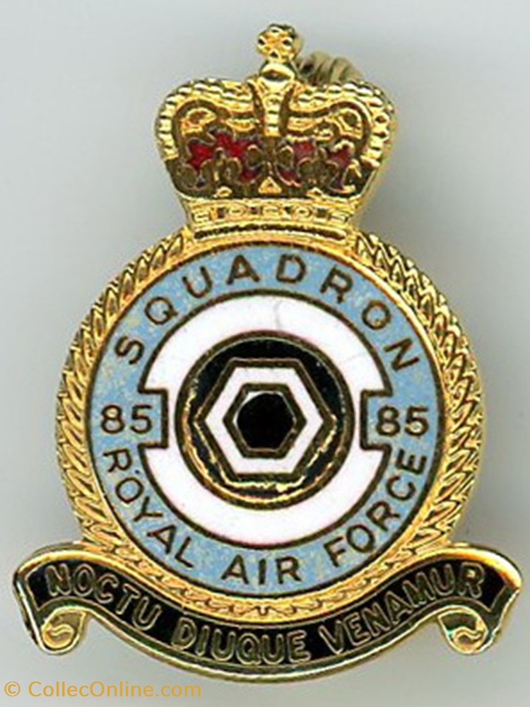 Insigne R.A.F - 85° Squadron militarium medaille insigne r a f 85 squadron
