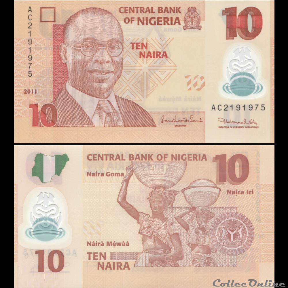 Nigeria 5 Naira p-38 2019 UNC Polymer Banknote
