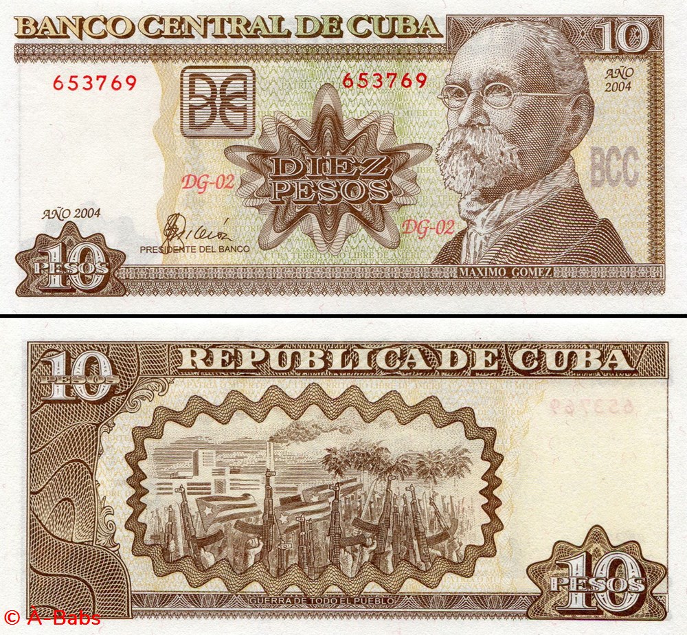 CUBA - PICK 117g - 10 PESOS - 2004 billets amerique centrale et caraibes cuba pick 117g 10 pesos 2004