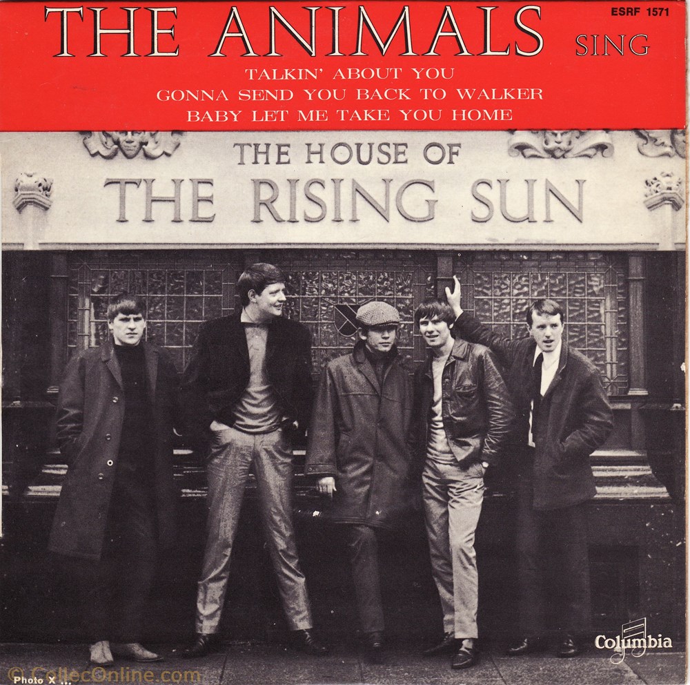 musique instrument vinyle disque tour the animals the house of the rising sun