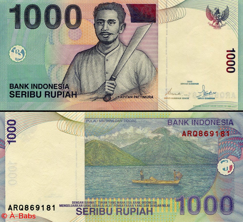 INDONÉSIE - PICK 141 h - 1000 ROUPIES - 2007 billets asie indonesie pick 141 h 1000 roupies 2007