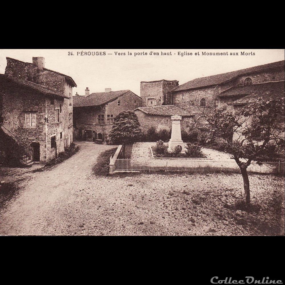 01 - Pérouges carte postale france auvergne 01 perouges