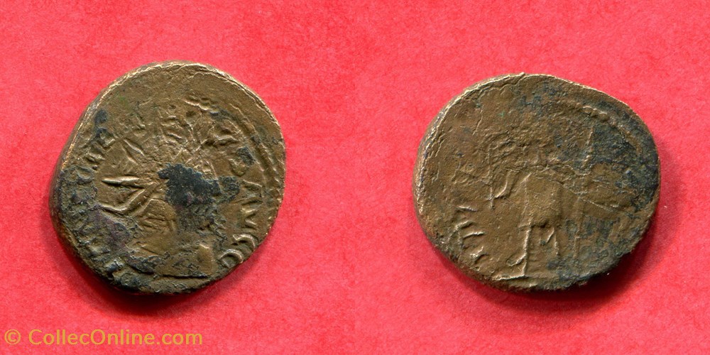 monnaie antique av jc ap romaine republicaine imperiale tetricus imitation barbare