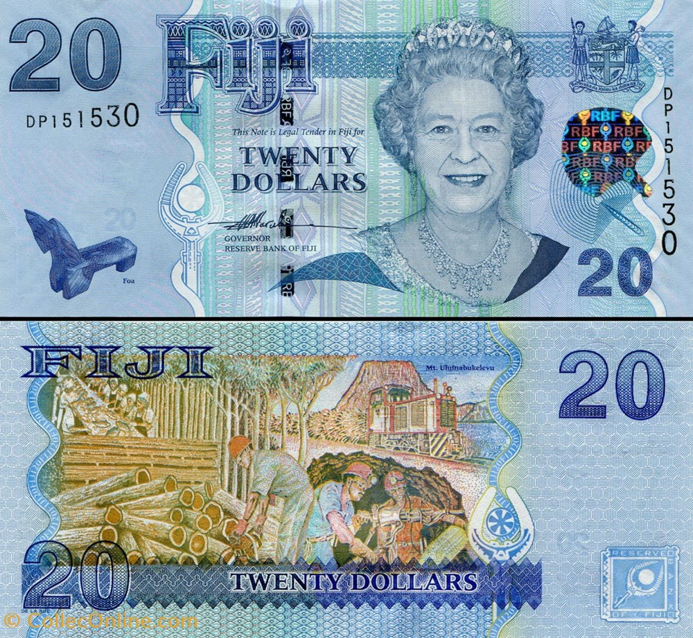 billets oceanie fidji pick 112 a 20 dollars 2007