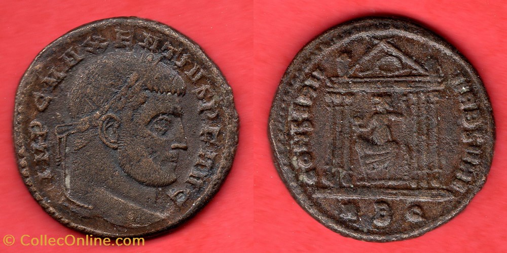 MAXENCE - CONSERV - VRB SVAE - RIC 210 monnaies antiques romaines imperiales et republicaines maxence conserv vrb svae ric 210