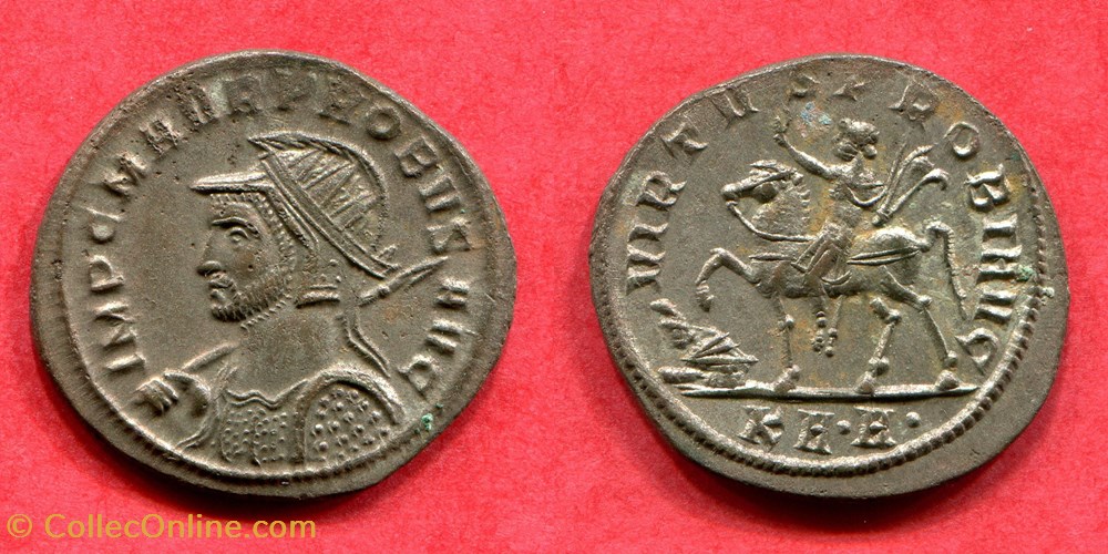 monnaie antique jc ap romaine republicaine imperiale probus virtvs probi avg ric 887