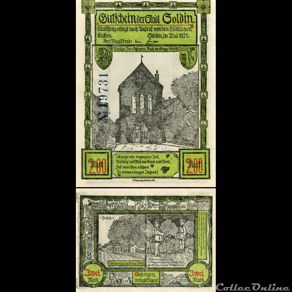 Soldin 2 Mark billet allemagne indonesie soldin 2 mark