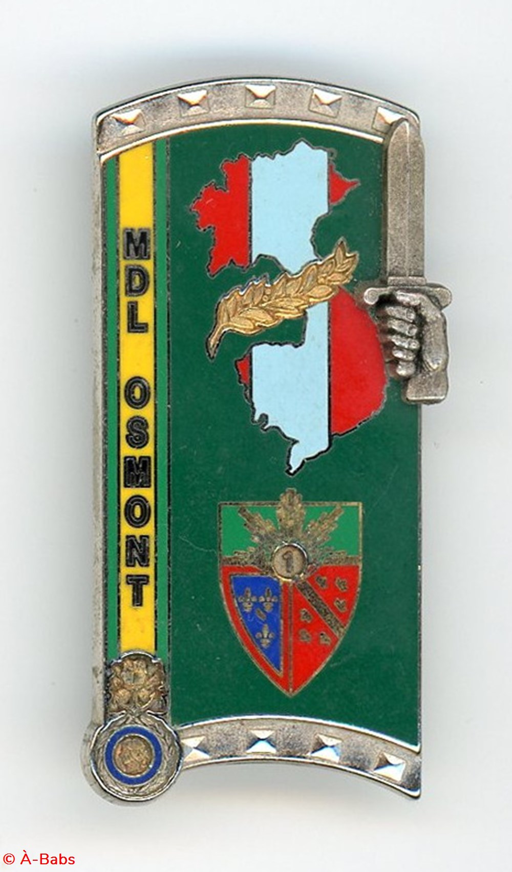 militaria medailles insignes insigne ensoa 220 promotion osmont jacques