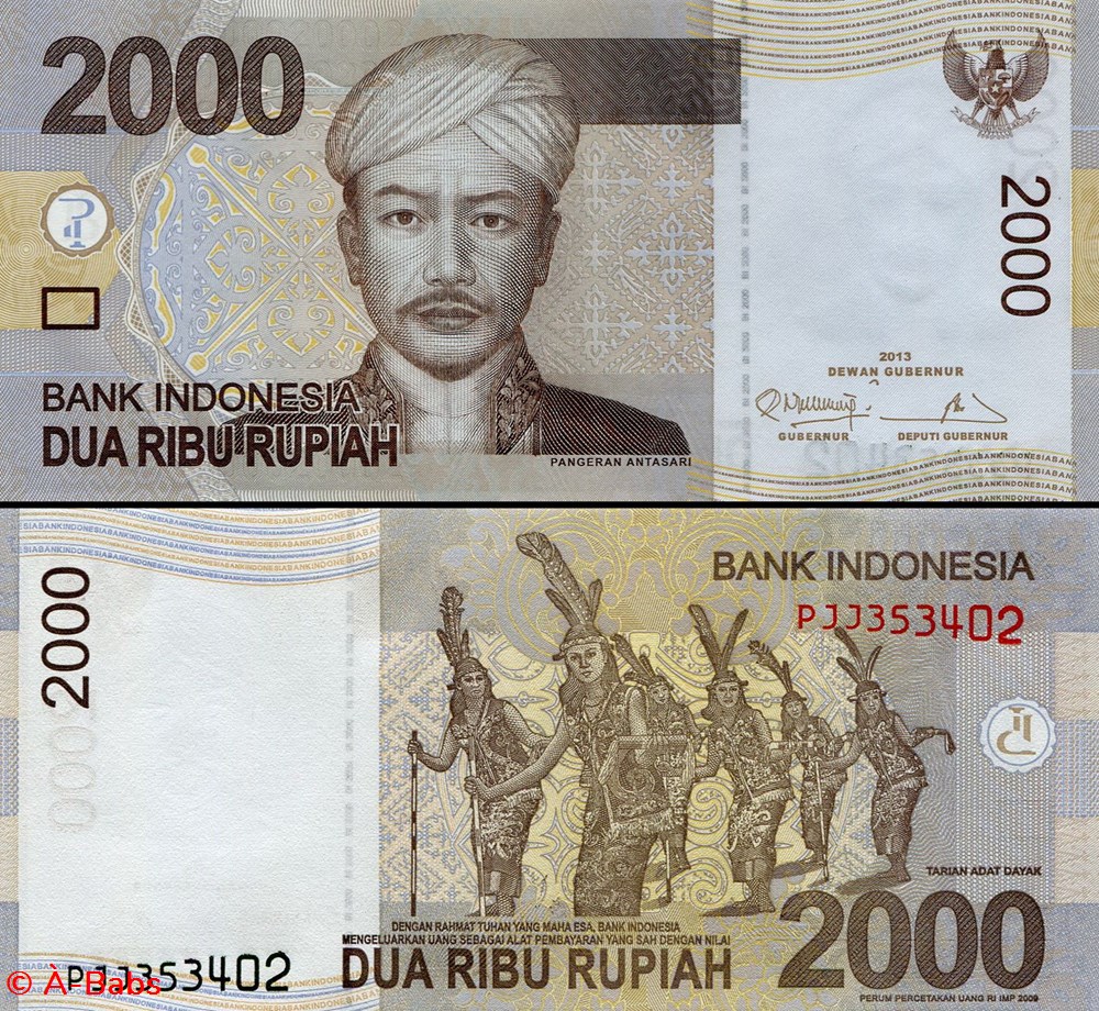 INDONÉSIE - PICK 148e - 2000 ROUPIES - 2013 billets asie indonesie pick 148e 2000 roupies 2013