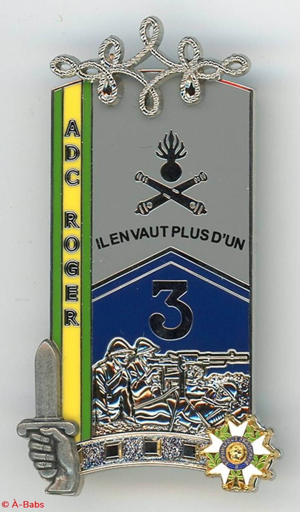 Insigne ENSOA - 378° Promotion Roger Henri militaria medailles insignes insigne ensoa 378 promotion roger henri