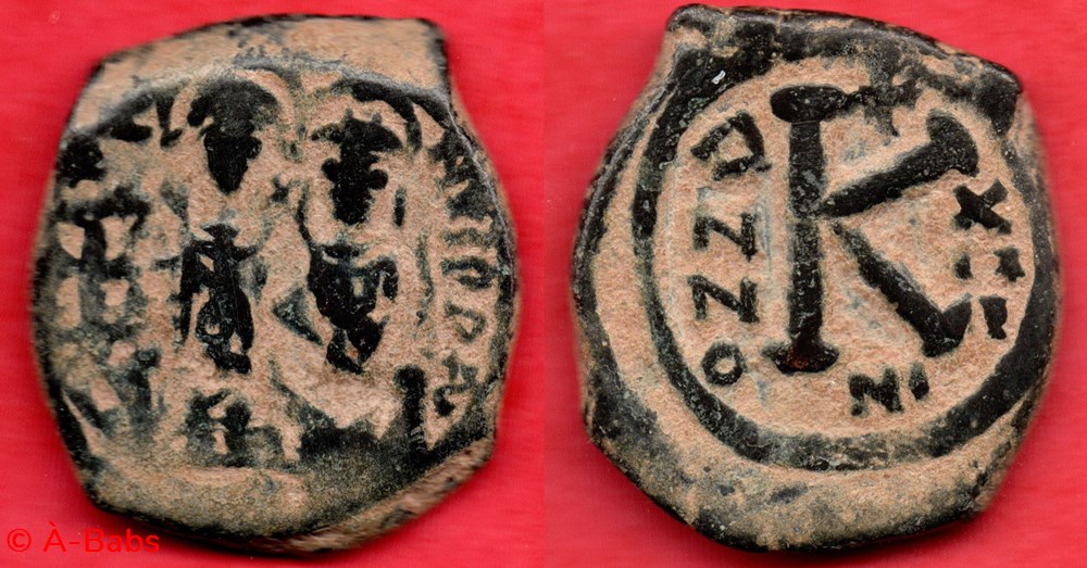 JUSTIN II et SOPHIE - NICOMEDIE - SEAR ? monnaies byzantines l empire anastase maurice tibere justin ii et sophie nicomedie sear