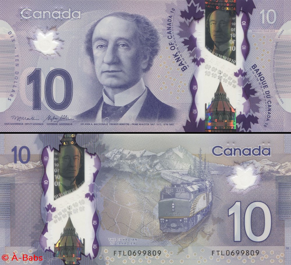 CANADA - PICK 107 a1 - 10 DOLLARS - 2013 billets amerique du nord canada pick 107 a1 10 dollars 2013