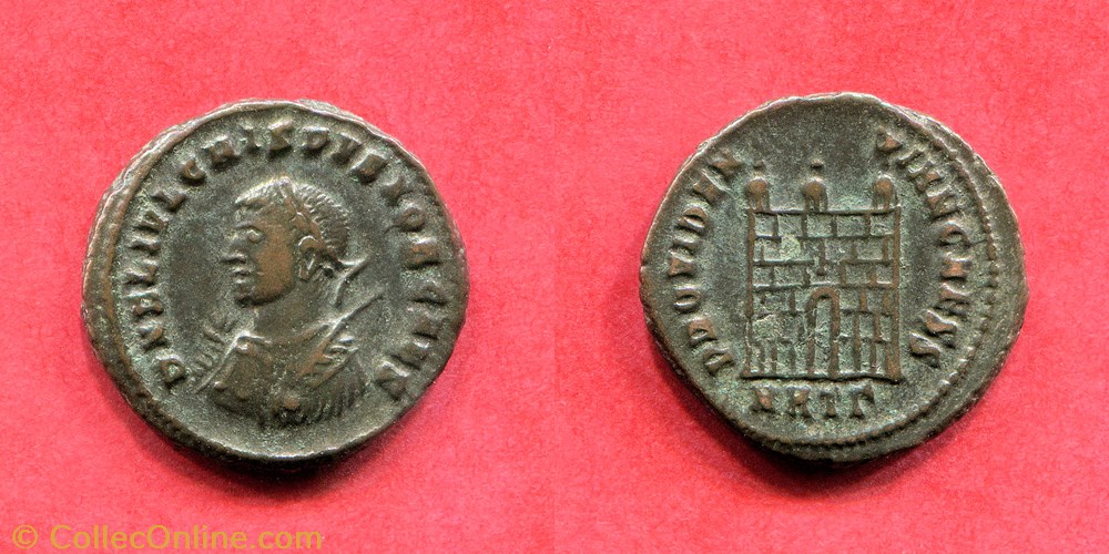 monnaie antique av jc ap romaine republicaine imperiale crispus providen tiae caess ric 18