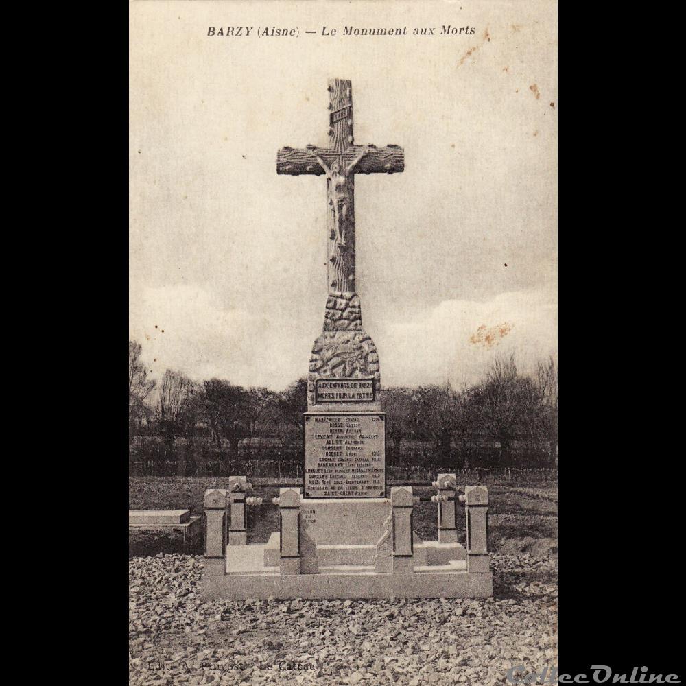 02 - Barzy carte postale france picardie 02 barzy