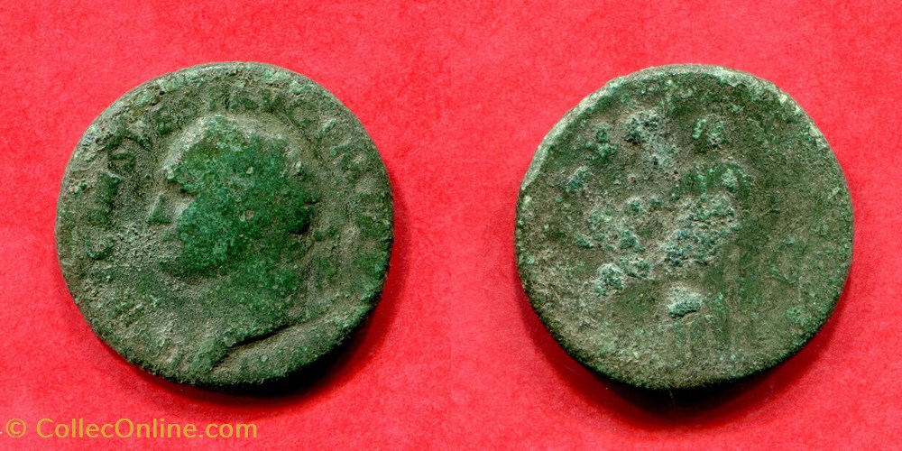 monnaie antique jc ap romaine republicaine imperiale titus secvritas avgvst ric 245