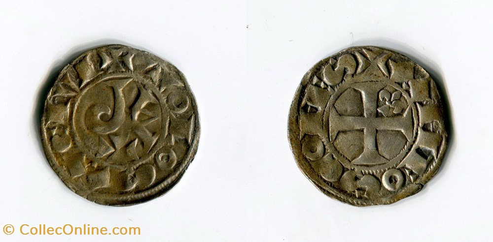 Féodale - LANGUEDOC - Comté de Toulouse - Alphonse de France monnaies feodales feodale languedoc comte de toulouse alphonse de france