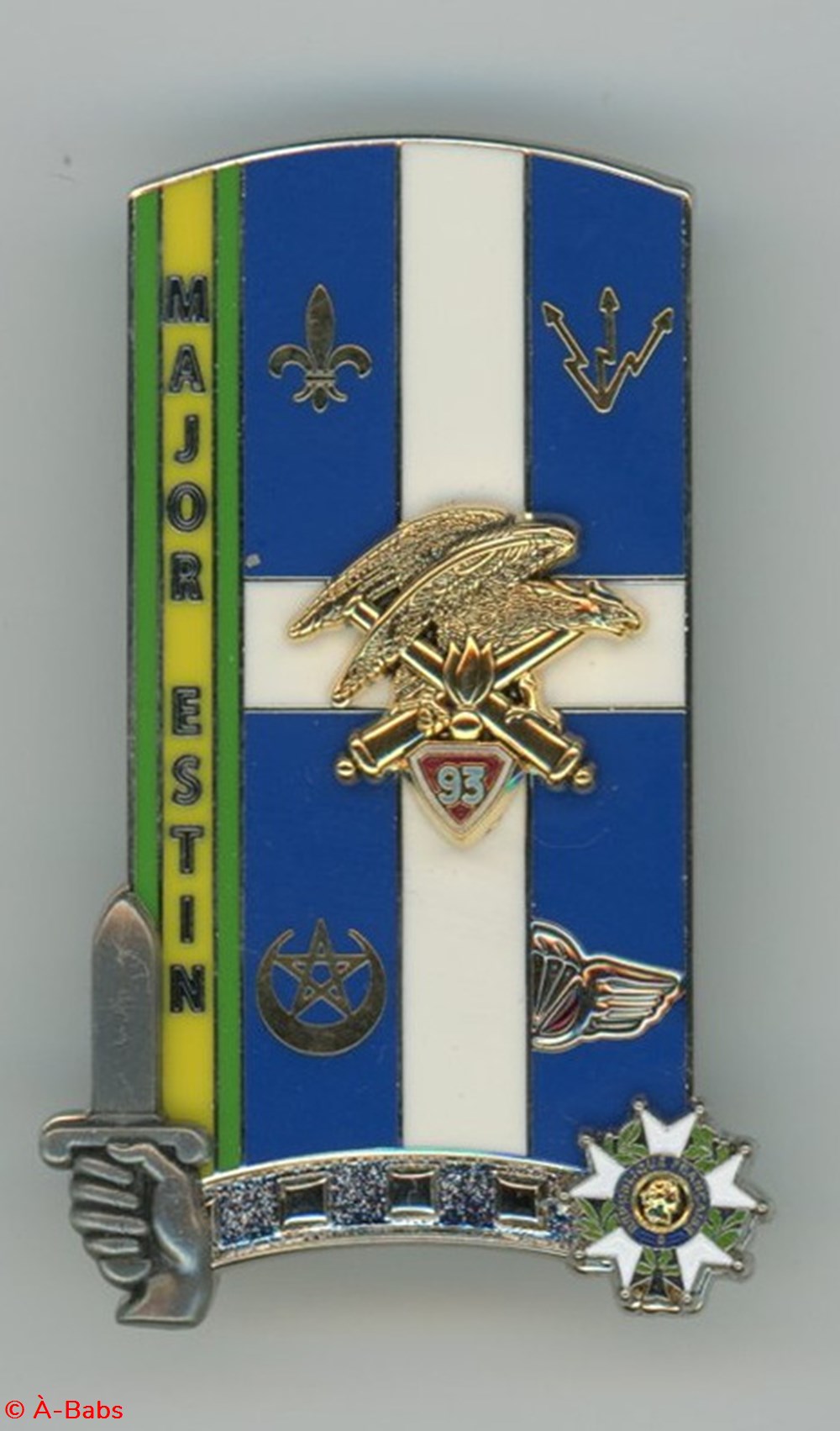 Insigne ENSOA - 349° Promotion Estin Denis militaria medailles insignes insigne ensoa 349 promotion estin denis