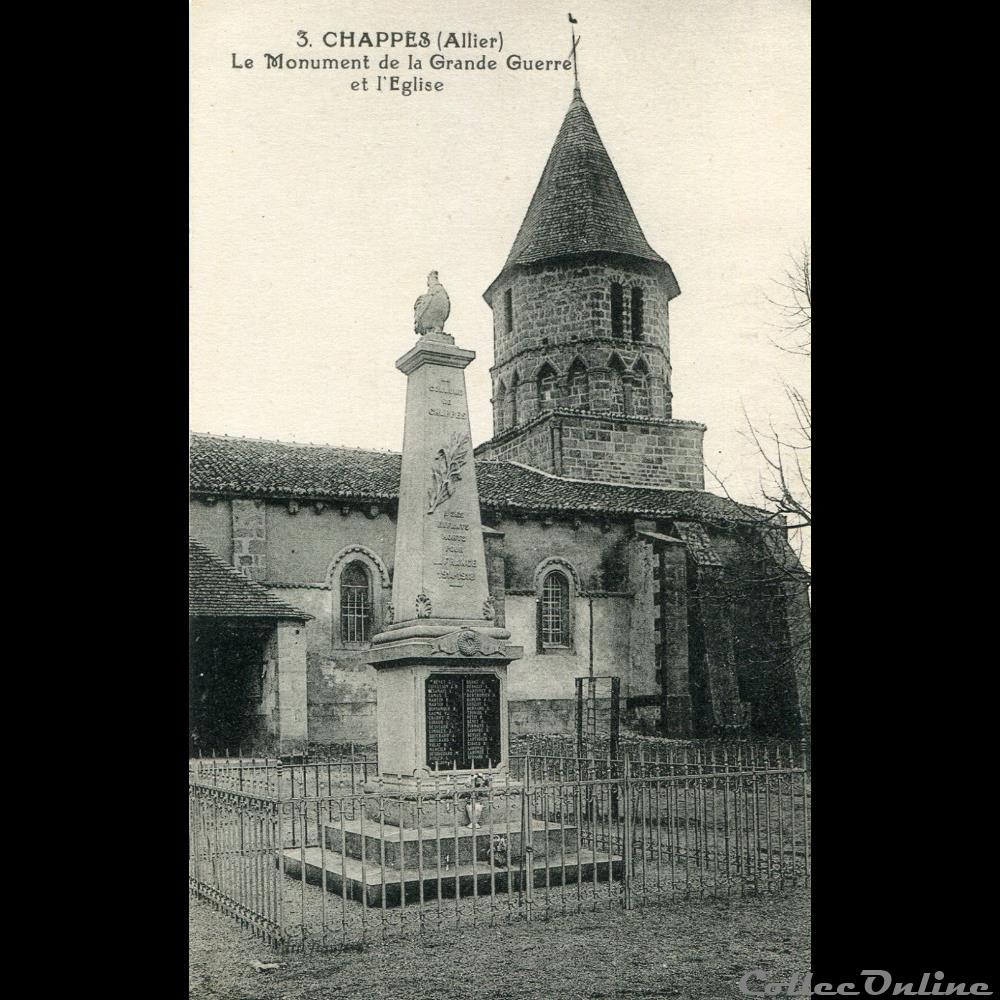 03 - Chappes carte postale france auvergne 03 chappes
