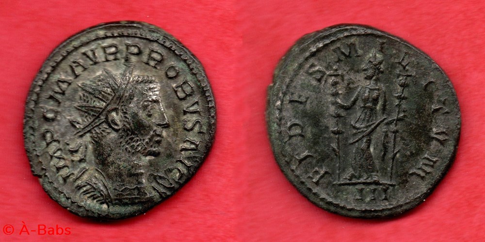 PROBUS - FIDES MILITVM - RIC 28 monnaies antiques a romaines imperiales et republicaines probus fides militvm ric 28