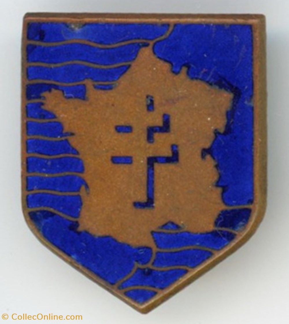 Insigne 2° Division Blindée - 2° DB militaria medailles insignes insigne 2 division blindee 2 db