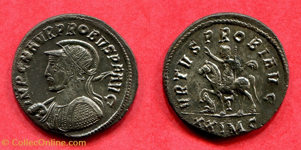 PROBUS - VIRTVS PROBI AVG - RIC 913 monnaie antique jc ap romaine republicaine imperiale probus virtvs probi avg ric 913
