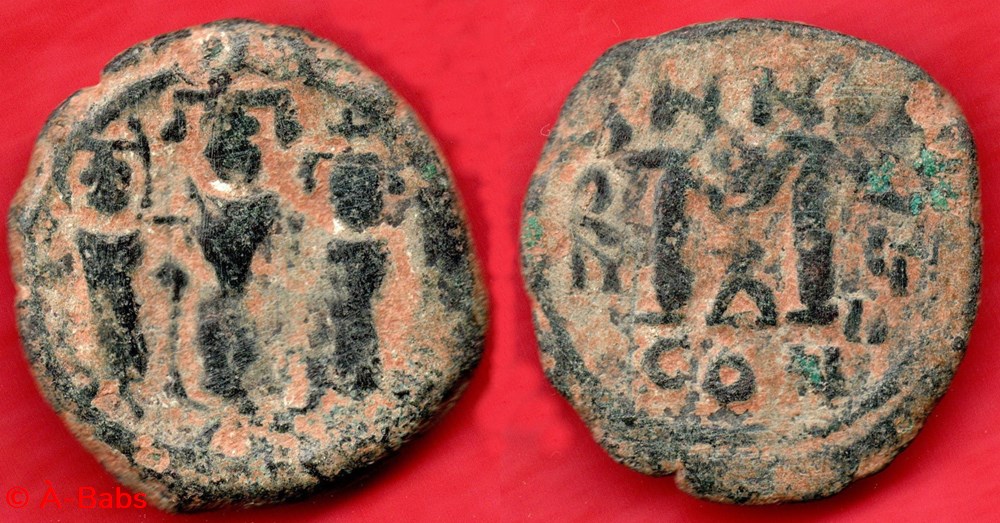 HÉRACLIUS, HÉRACLIUS CONSTANTIN et MARTINE - SEAR monnaies byzantines la dynastie heracliide heraclius heraclius constantin et martine sear