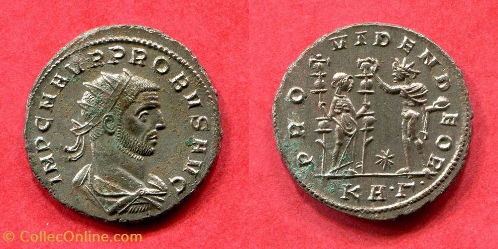 PROBUS - PROVIDEN DEOR - RIC 845 monnaie antique av jc a ap romaine republicaine imperiale probus providen deor ric 845