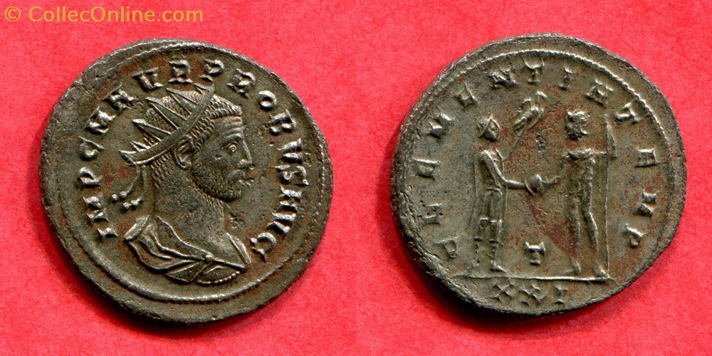 monnaie antique av jc ap romaine republicaine imperiale probus clementia temp ric 905
