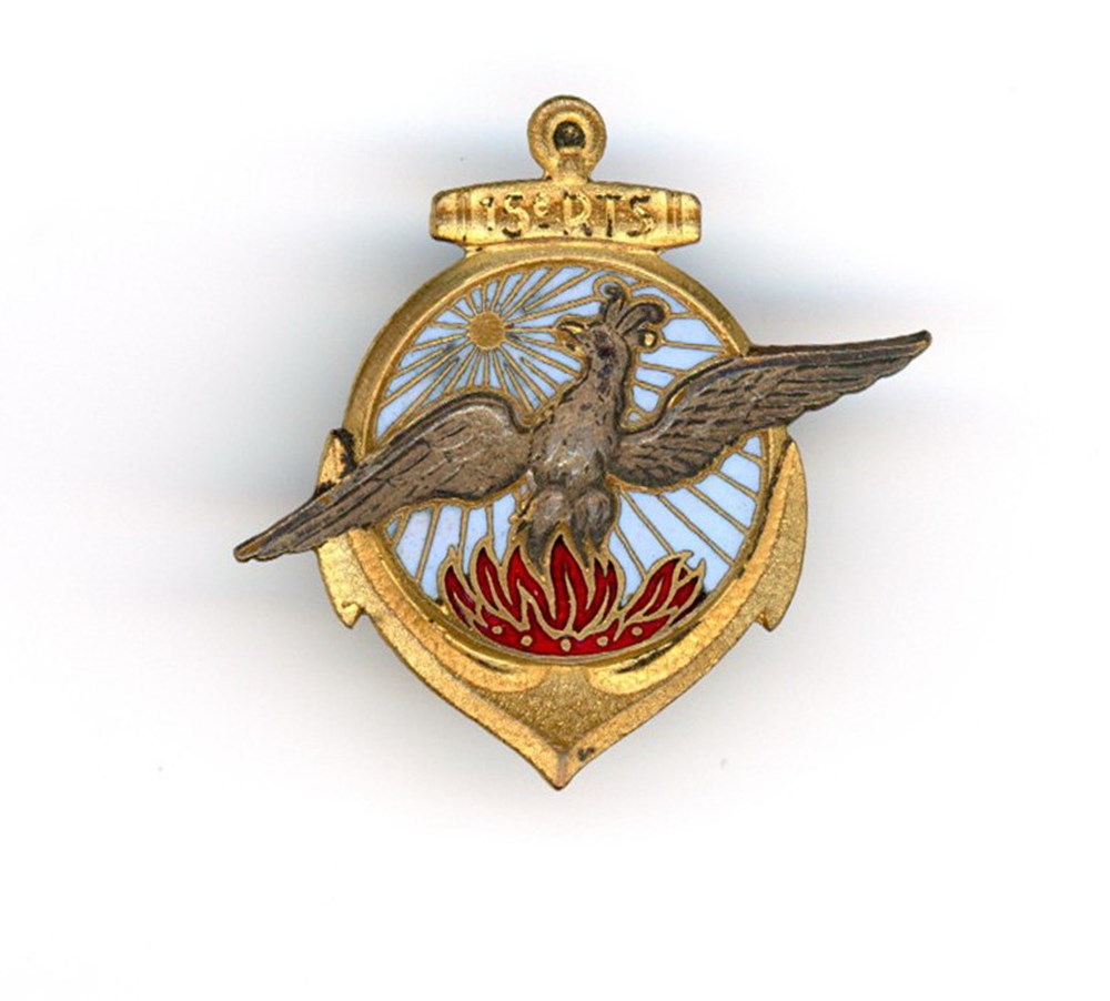 militaria medailles insignes insigne terre 15 regiment de tirailleurs senegalais constantine