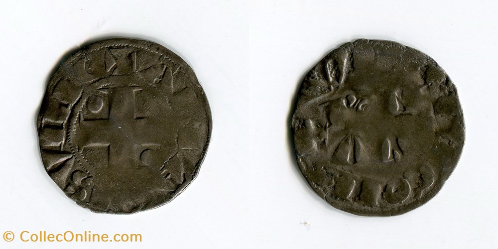 Féodale - PICARDIE - Comté de Ponthieu - Guillaume III monnaies france feodales feodale picardie comte de ponthieu guillaume iii